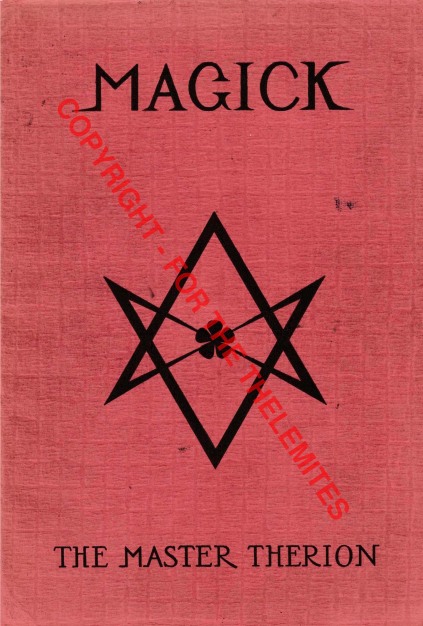 Front wrapper, Magick in Theory and Practice, Vol. 1, 1930 E.V.