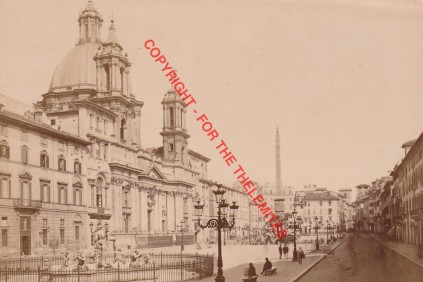Piazza Navona, Roma, 1890s