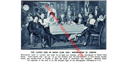 Madame Desti's Club in London, 1920 E.V.