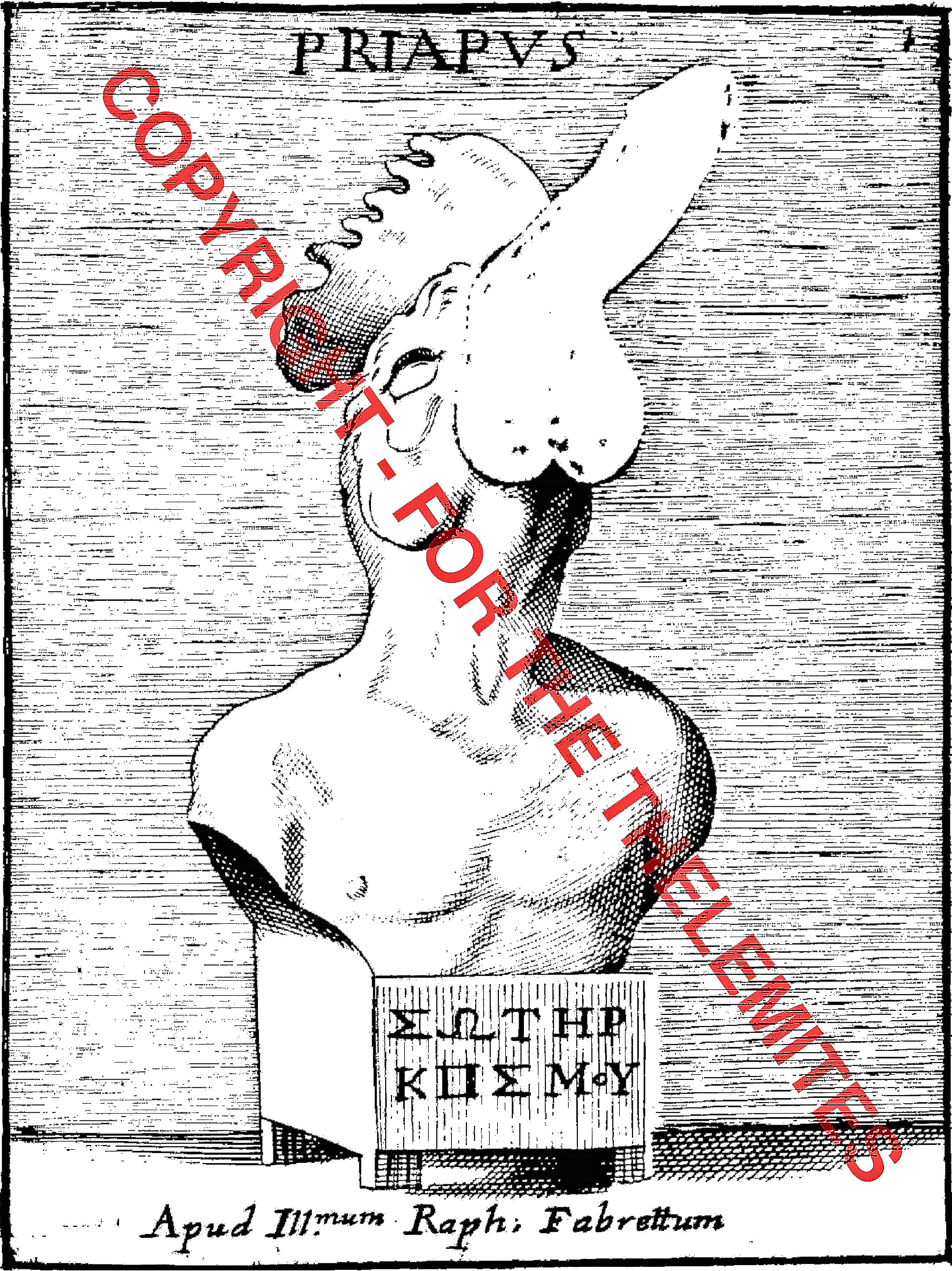 Priapus Romanum Museum, 1690