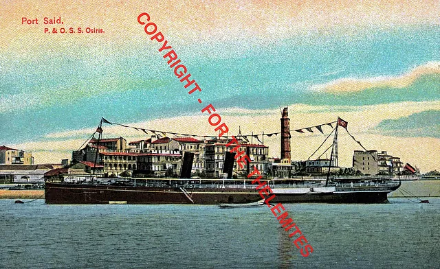 Port Said, P. & O. S.S. Osiris