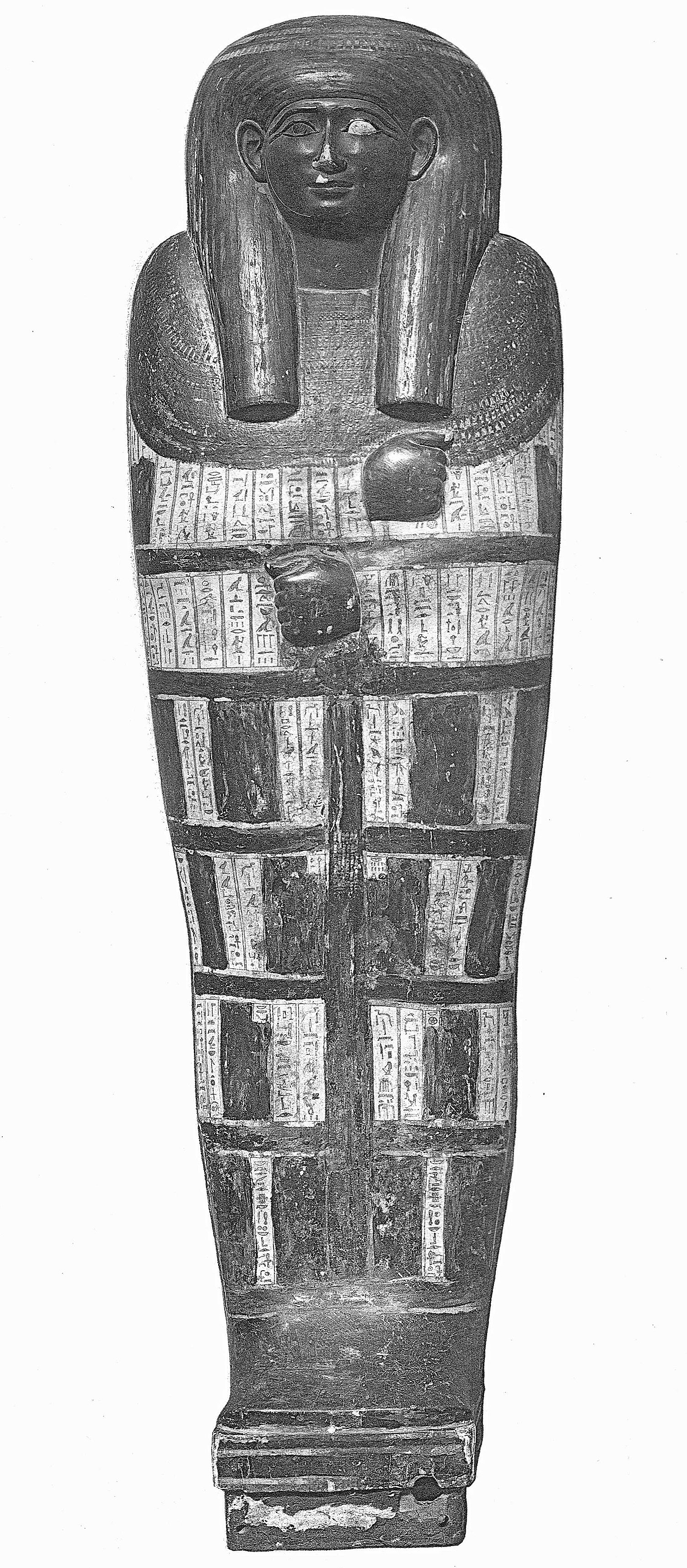 Exterior lid of the inner coffin of Ankhefenkhons i, Cairo GC 41.042