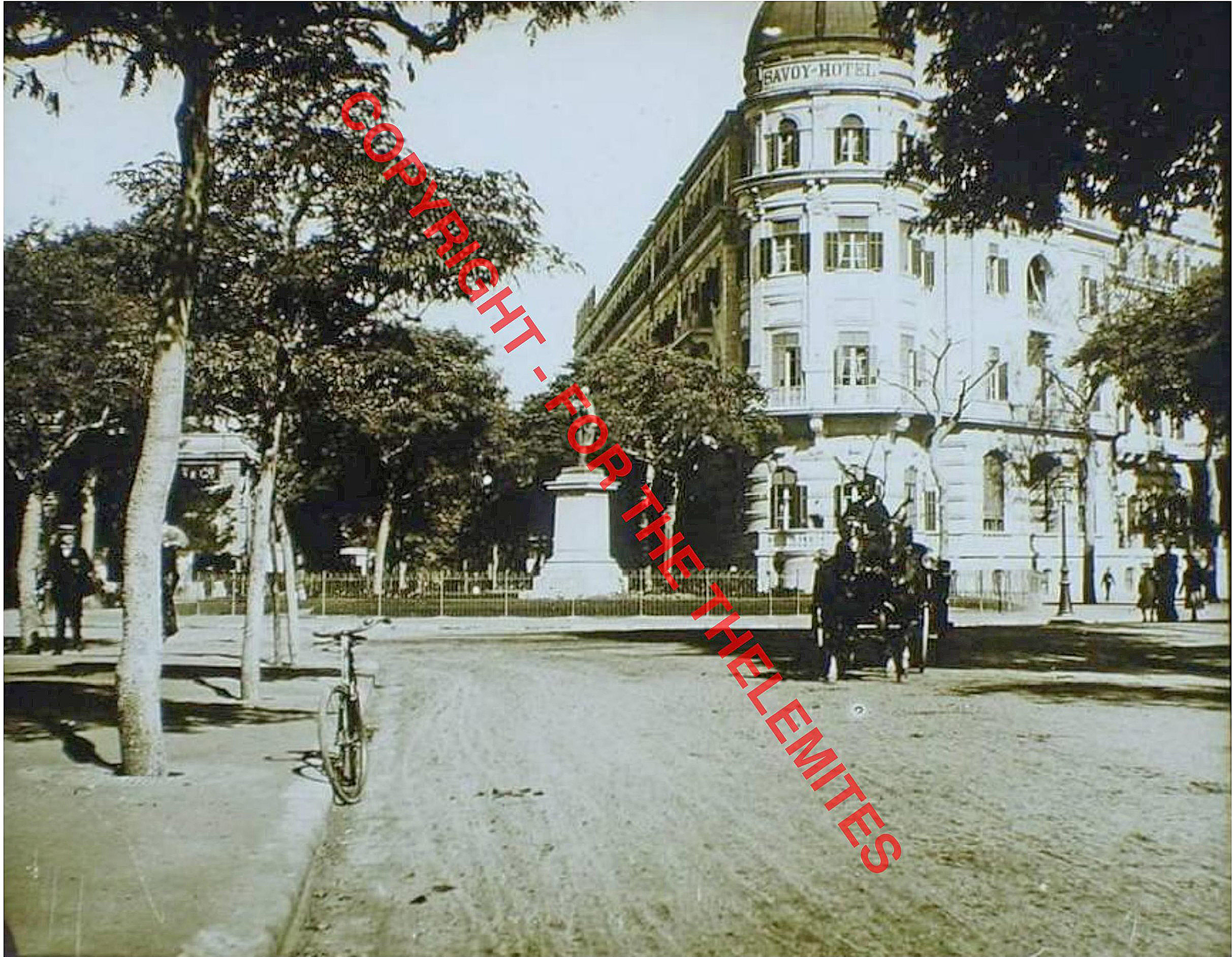 Caire - Le rond point Soliman Pacha c. 1901