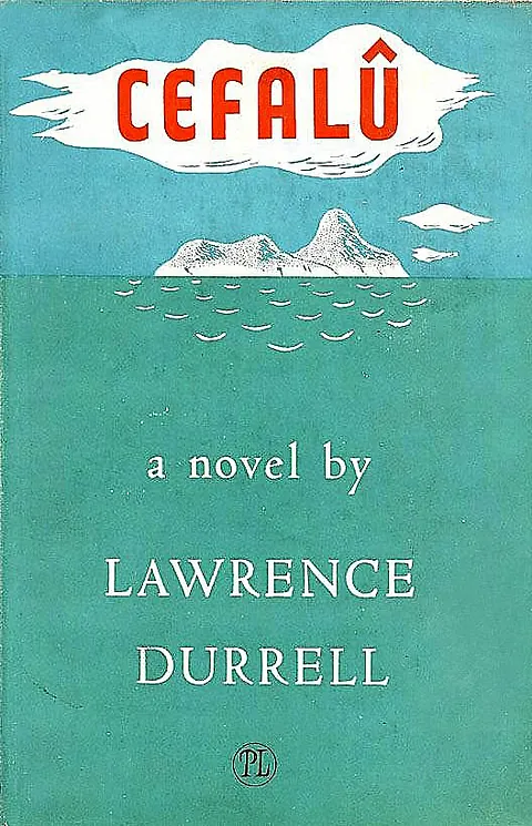 Front dustjacket of Lawrence Durrell’s Cefalû: a novel. (London: Editions Poetry, 1947.)