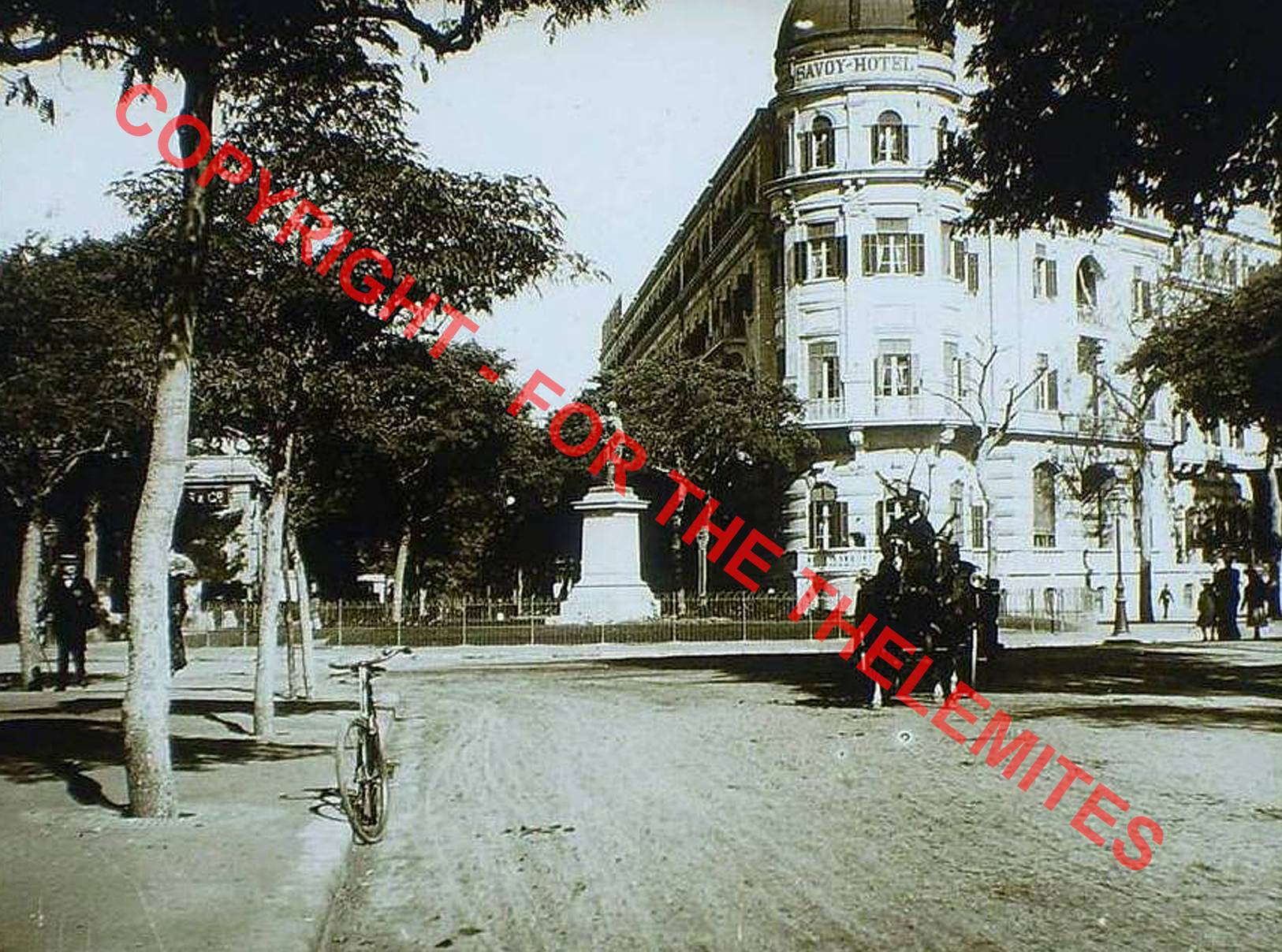 Caire - Le rond point Soliman Pacha c. 1901